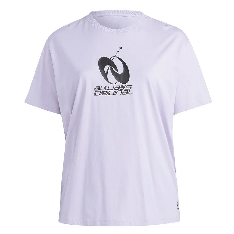 adidas - Women's Always Original Graphic Loose T-Shirt (Plus Size) (IC1522) Terry Blend Velvet Blend Canvas Blend adidas - Women's Always Original Graphic Loose T-Shirt (Plus Size) (IC1522) Terry Blend Velvet Blend Canvas Blend