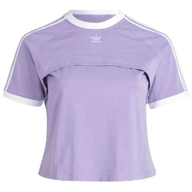 adidas - Women's Always Original T-Shirt (Plus Size) (IC3003) Nylon Fabric Polyester Fabric Spandex Fabric