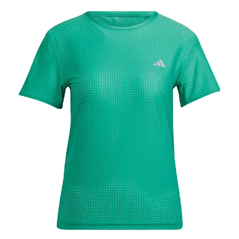 adidas - Women's Fast Running T-Shirt (HY5429) Denim Fabric Leather Fabric Suede Fabric adidas - Women's Fast Running T-Shirt (HY5429) Denim Fabric Leather Fabric Suede Fabric