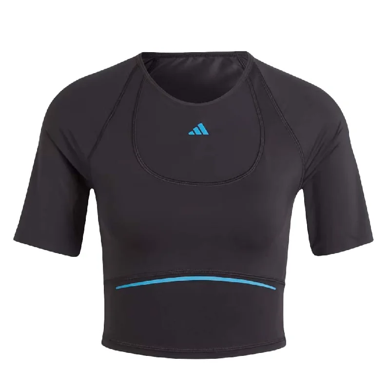 adidas - Women's Hiit Heat.Rdy Training Crop T-Shirt (HN5556) Modern Contemporary Chic