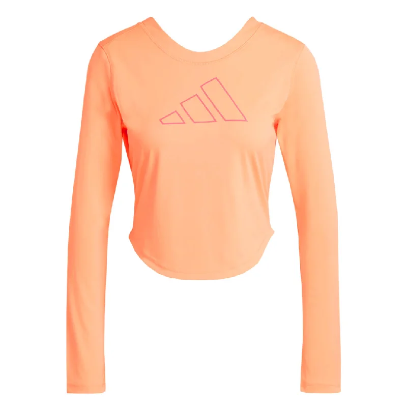 adidas - Women's Hyperbright Training Long Sleeve T-Shirt (IL6617) Jersey Fabric Tulle Fabric Batik Fabric adidas - Women's Hyperbright Training Long Sleeve T-Shirt (IL6617) Jersey Fabric Tulle Fabric Batik Fabric