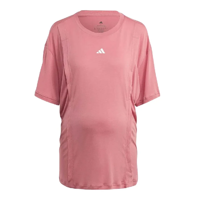 adidas - Women's Nursing T-Shirt (Maternity) (IC2326) Terry Blend Velvet Blend Canvas Blend