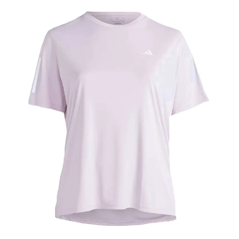 adidas - Women's Own The Run T-Shirt (Plus Size) (HR9939) Collared Crew Neck Turtle Neck adidas - Women's Own The Run T-Shirt (Plus Size) (HR9939) Collared Crew Neck Turtle Neck