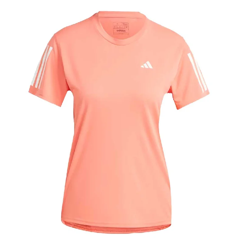 adidas - Women's Own The Run T-Shirt (Plus Size) (HR9943) Polka Dot Checkered Tartan adidas - Women's Own The Run T-Shirt (Plus Size) (HR9943) Polka Dot Checkered Tartan