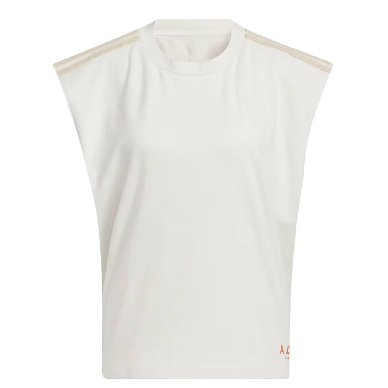 adidas - Women's Select Sleeveless T-Shirt (HY2652) Cozy Warm Stylish