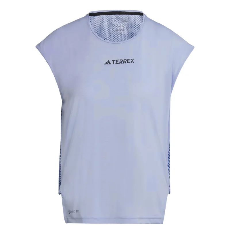 adidas - Women's Terrex Agravic Pro Trail Running T-Shirt (HT9433) Denim Fabric Leather Fabric Suede Fabric adidas - Women's Terrex Agravic Pro Trail Running T-Shirt (HT9433) Denim Fabric Leather Fabric Suede Fabric