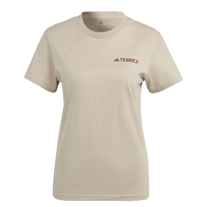 adidas - Women's Terrex Graphic MTN T-Shirt (IL2634) Cashmere Blend Cotton Blend Poly Blend adidas - Women's Terrex Graphic MTN T-Shirt (IL2634) Cashmere Blend Cotton Blend Poly Blend