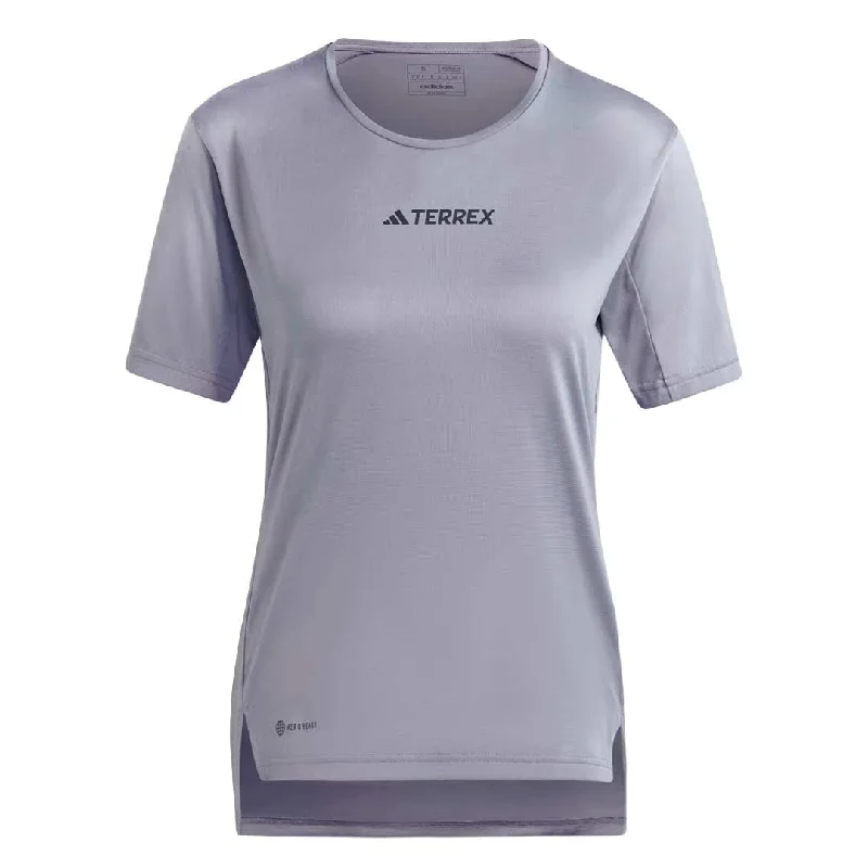 adidas - Women's Terrex Multi T-Shirt (HZ1375) Notch Collar Peter Pan Collar Cowl Neck adidas - Women's Terrex Multi T-Shirt (HZ1375) Notch Collar Peter Pan Collar Cowl Neck