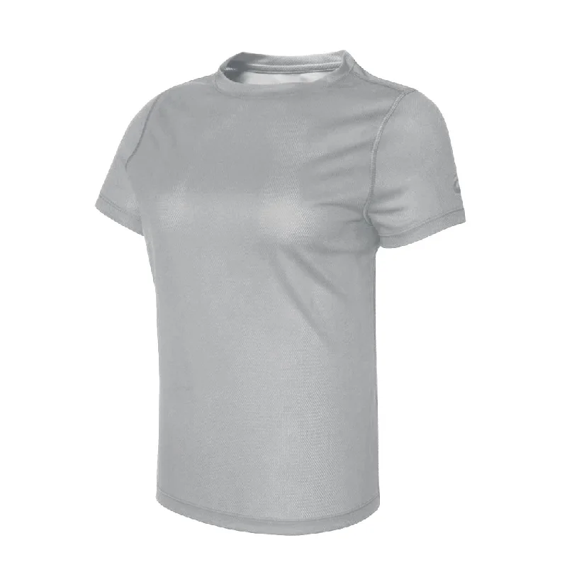 Asics - Women's Ready-Set II Short Sleeve T-Shirt (2012B469 030) Terry Blend Velvet Blend Canvas Blend