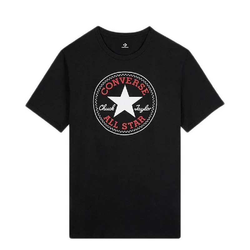 Converse - Unisex Chuck Patch Core T-Shirt (10024064 A02) Hooded Caped Shawl Collar
