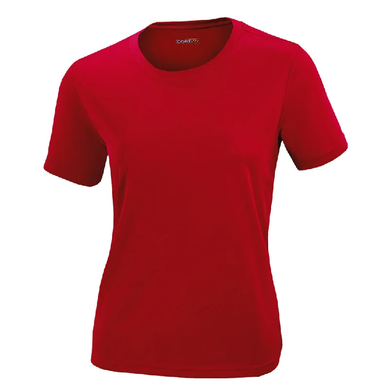 Core 365 - Women's Pace Pique Short Sleeve T-Shirt (78182 850) Oversized T-Shirt Spandex breathable