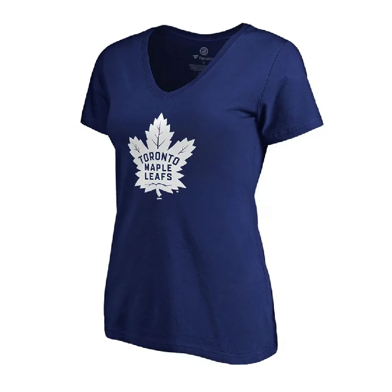 Fanatics - Women's Toronto Maple Leafs Primary Logo T-Shirt (3A40 4506 2GZ 71M) Casual Formal Business Fanatics - Women's Toronto Maple Leafs Primary Logo T-Shirt (3A40 4506 2GZ 71M) Casual Formal Business