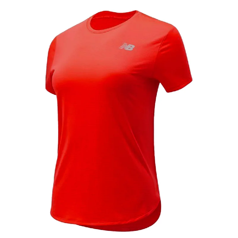 New Balance - Women's Accelerate Short Sleeve T-Shirt (WT23222 TRD) Houndstooth Herringbone Solid