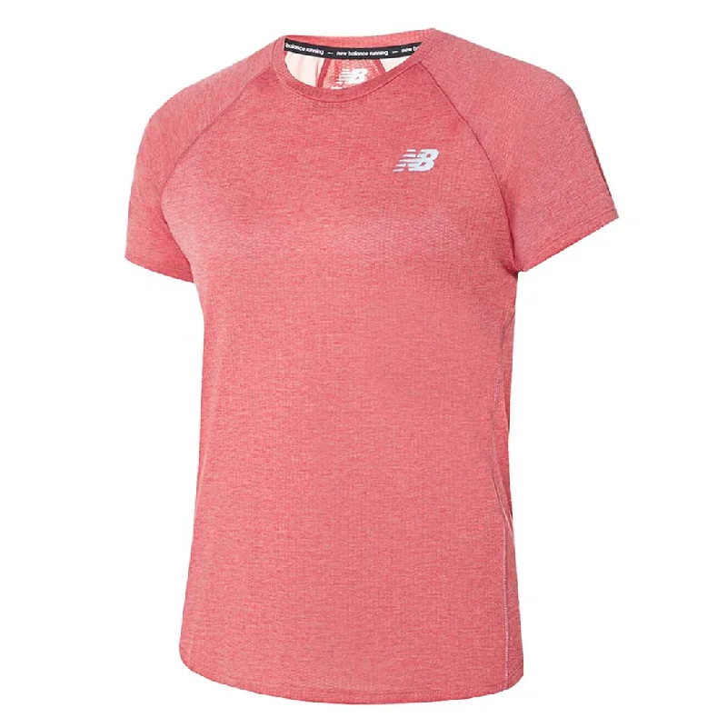 New Balance - Women's Impact Run Short Sleeve T-Shirt (WT21262 ASO) Fleece Nylon Spandex New Balance - Women's Impact Run Short Sleeve T-Shirt (WT21262 ASO) Fleece Nylon Spandex