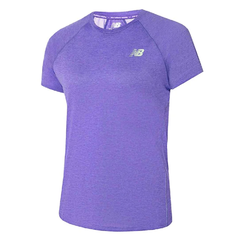 New Balance - Women's Impact Run Short Sleeve T-Shirt (WT21262 EIH) Collared Crew Neck Turtle Neck New Balance - Women's Impact Run Short Sleeve T-Shirt (WT21262 EIH) Collared Crew Neck Turtle Neck