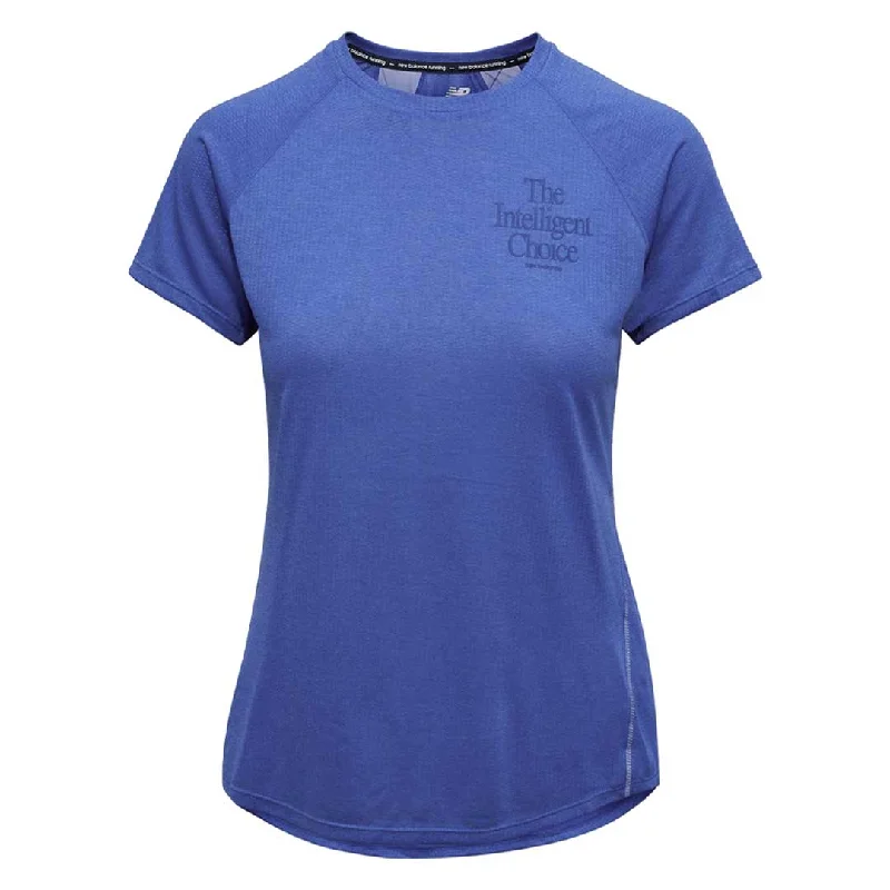 New Balance - Women's Printed Impact Run Short Sleeve T-Shirt (WT21263 MBH) Faux Fur Fabric Real Fur Fabric Shearling Fabric New Balance - Women's Printed Impact Run Short Sleeve T-Shirt (WT21263 MBH) Faux Fur Fabric Real Fur Fabric Shearling Fabric