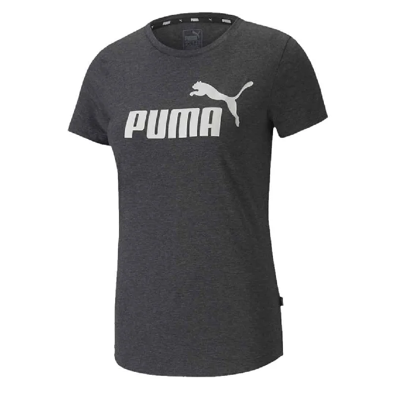 Puma - Women's Essentials Logo Heather T-Shirt (852127 01) Plaid T-Shirt Polka Dot Checkered Puma - Women's Essentials Logo Heather T-Shirt (852127 01) Plaid T-Shirt Polka Dot Checkered