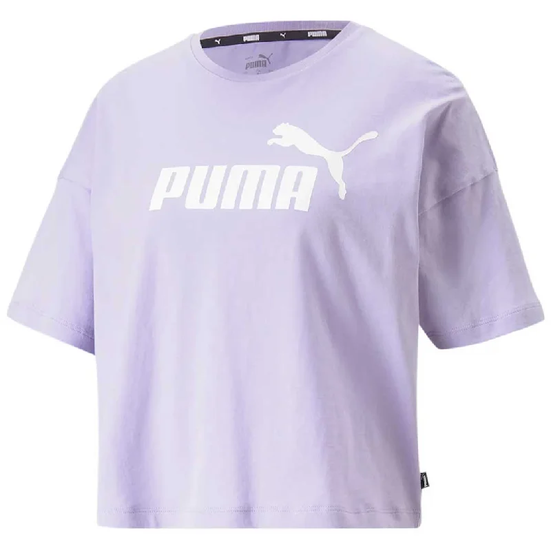 Puma - Women's Essentials Logo Cropped T-Shirt (586866 70) Anti-Pilling Machine Wash Handmade