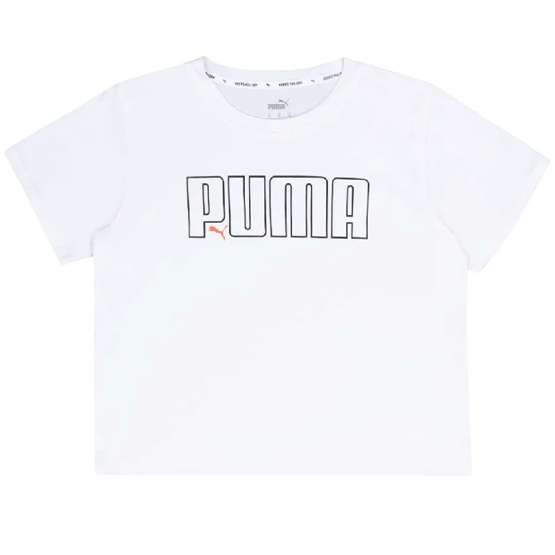 Puma - Women's Iconic Cropped Short Sleeve T-Shirt (522547 02) Satin Fabric Silk Fabric Chiffon Fabric Puma - Women's Iconic Cropped Short Sleeve T-Shirt (522547 02) Satin Fabric Silk Fabric Chiffon Fabric