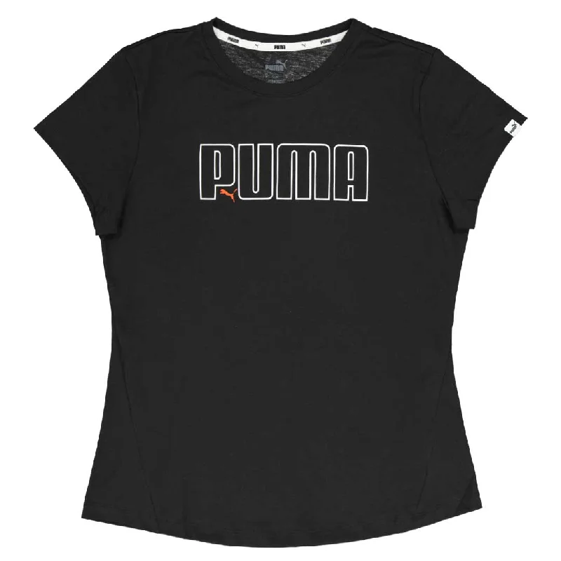 Puma - Women's Iconic T-Shirt (671413 01) Graphic Embroidered Appliqued