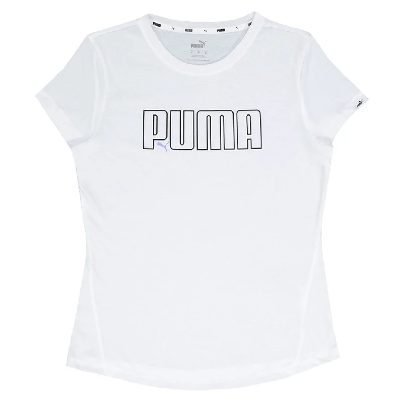 Puma - Women's Iconic T-Shirt (671413 02) Solid Print Embellished