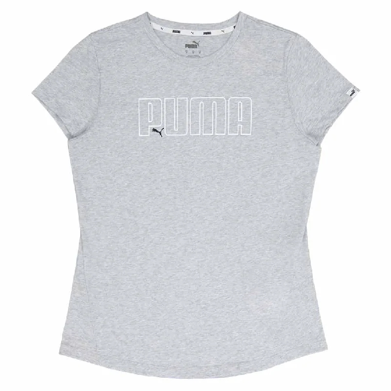 Puma - Women's Iconic T-Shirt (671413 03) Wool Fabric Cashmere Fabric Tweed Fabric