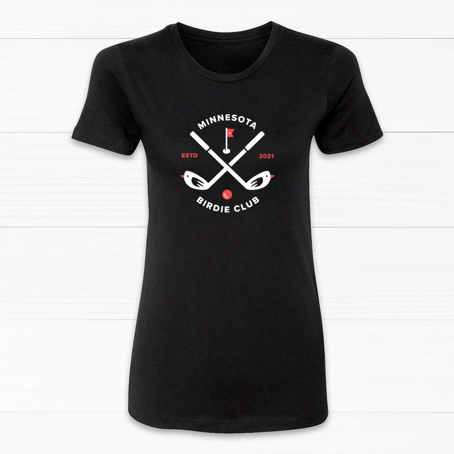Birdie Club Women's Tee Modern Contemporary Chic