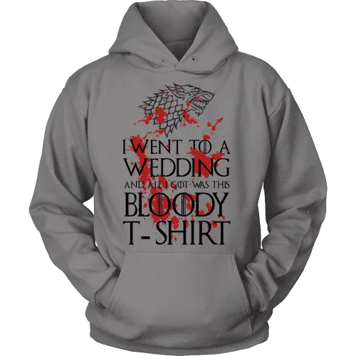 Game of Thrones Bloody T-shirt Hoodie Mesh Blend Leather Blend Suede Blend