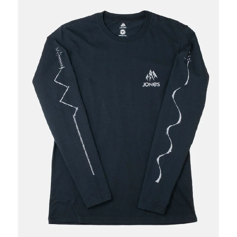 Jones Tee Split LS Hooded Caped Shawl Collar