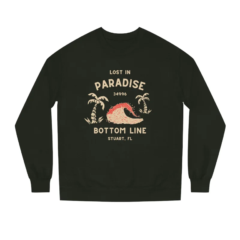 Lost In Paradise Front Design Tee Seamless Knitted Crochet