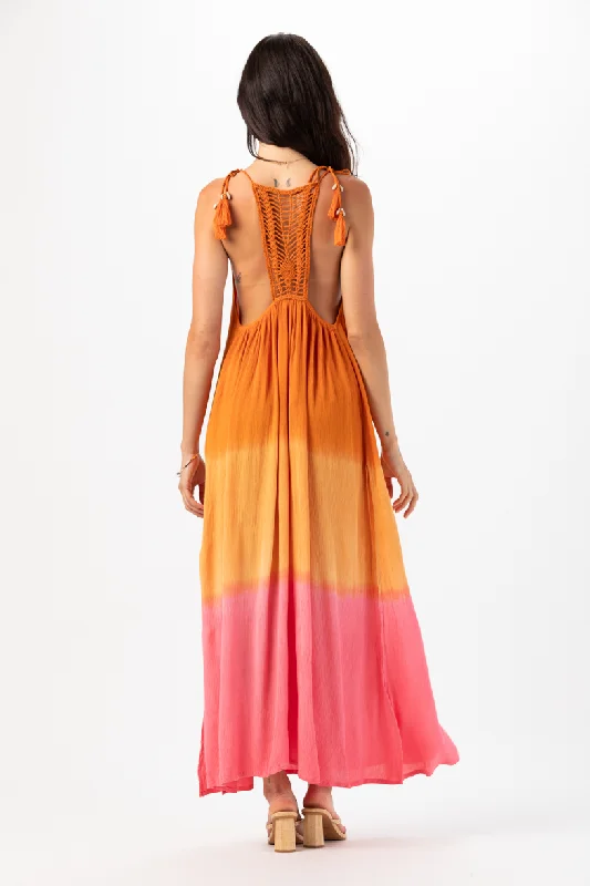 Canggu Maxi Dress Cozy Open-Back Maxi Dress