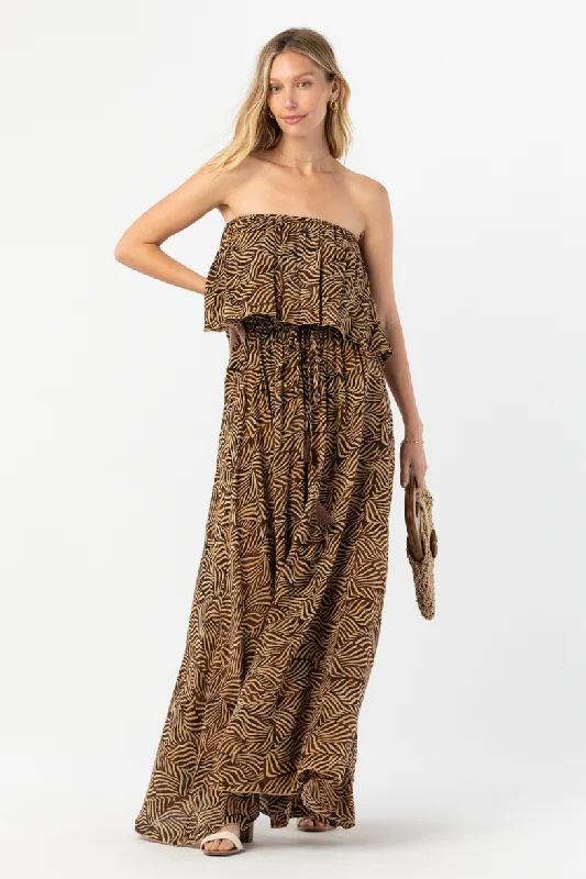 Maldives Maxi Dress Fashionable Button-Down Maxi Dress