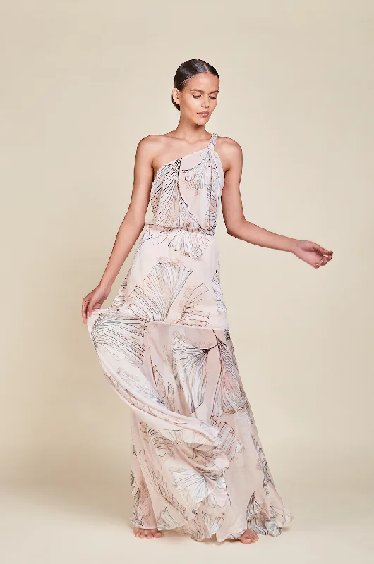 Maxi Dress Concha Rosa Trendy Maxi Dress with Bow