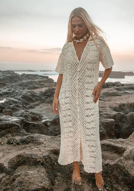 Crochet Maxi Dress Trendy Printed Maxi Dress