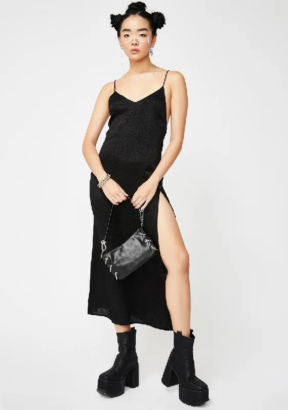 Tatia Maxi Dress Cozy Maxi Dress with Slit