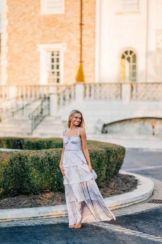 Tempany Maxi Dress - Lilac Classic Strapless Maxi Dress