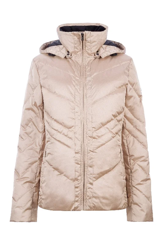 Cori Down Jacket Belted Jacket Elasticated Jacket Padded Jacket