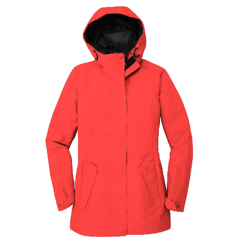 Port Authority Women's Red Pepper Collective Outer Shell Jacket Tiered Jacket Buttoned Jacket Zippered Jacket