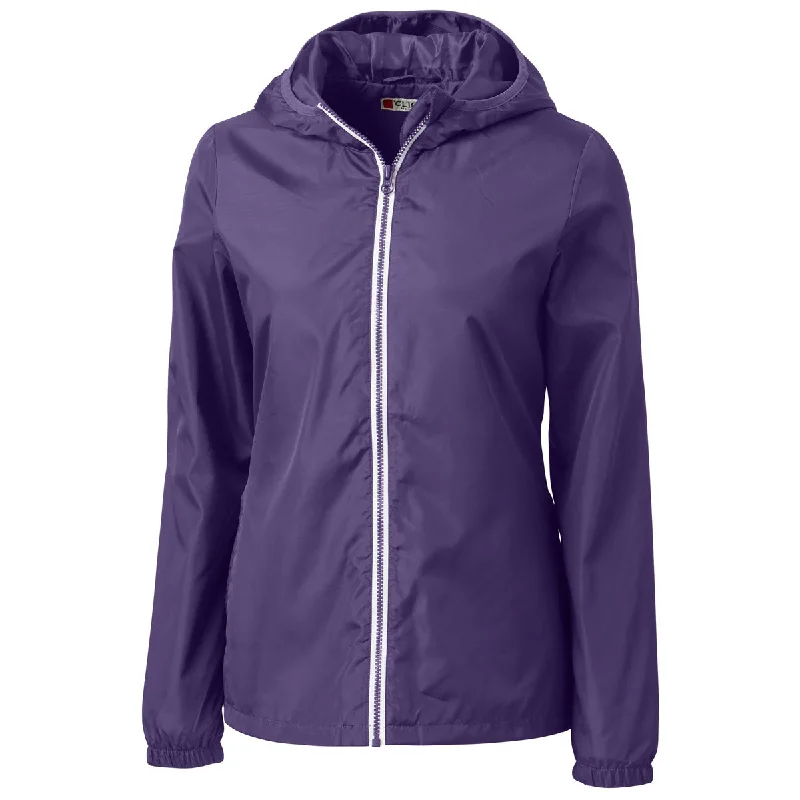 Clique Women's College Purple View Jacket Cotton Jacket Linen Jacket Terry Jacket