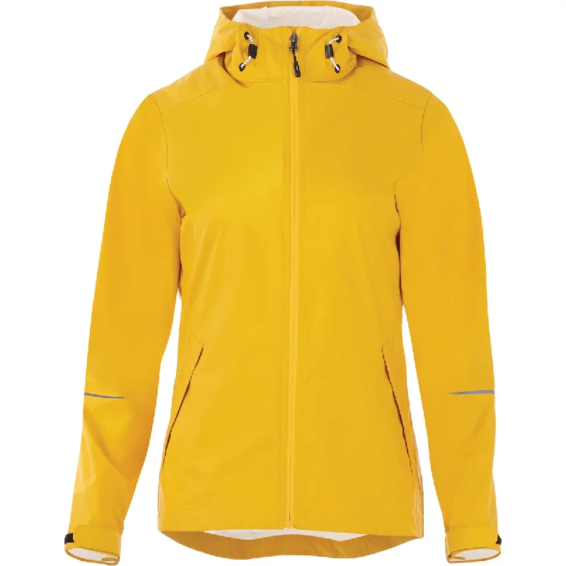 Elevate Women's Yellow Cascade Jacket V-Neck Jacket Boat Neck Jacket Square Neck Jacket