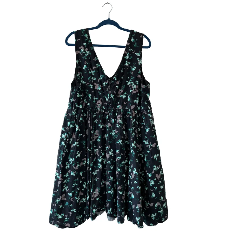 butterfly print mini dress - US 26 Trendy Tulle Mini Dress