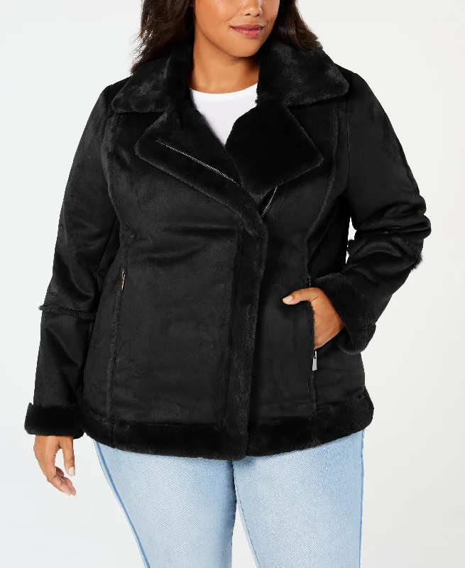 Style & Co Plus Size Faux Shearling Moto Jacket Jersey Jacket Tulle Jacket Batik Jacket Style & Co Plus Size Faux Shearling Moto Jacket Jersey Jacket Tulle Jacket Batik Jacket
