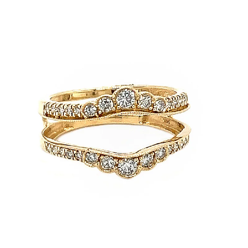 0.50 Carats Total Weight Diamond Ring Jacket Fleece Jacket Down Jacket Parka