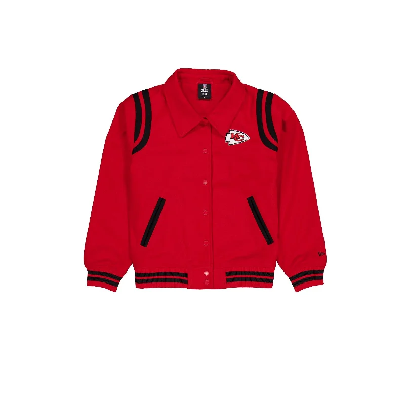 Kansas City Chiefs Sport Night Women's Jacket Satin Jacket Silk Jacket Chiffon Jacket