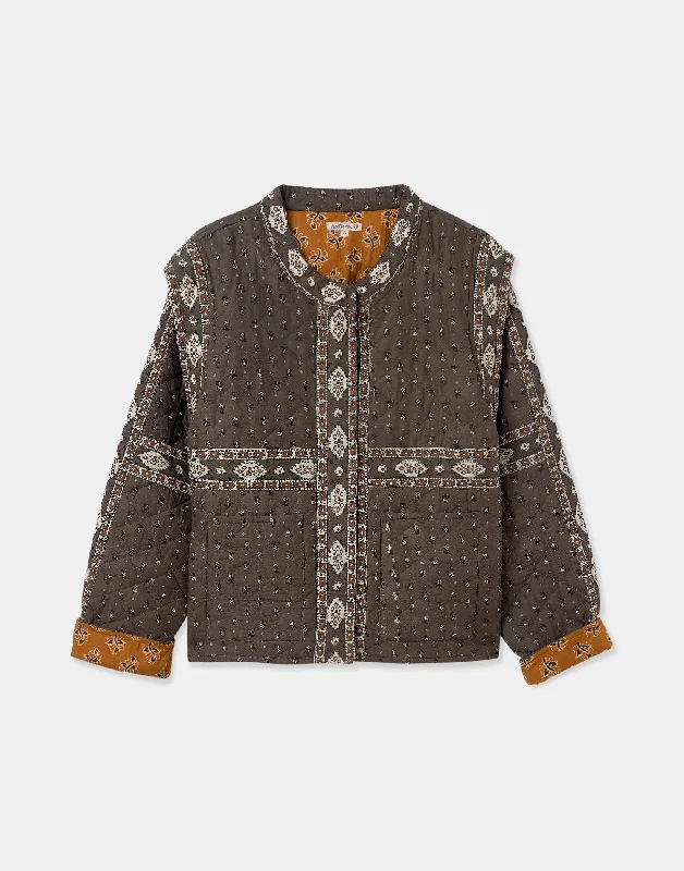 Ayaz jacket Front Pockets Side Pockets Patch Pockets