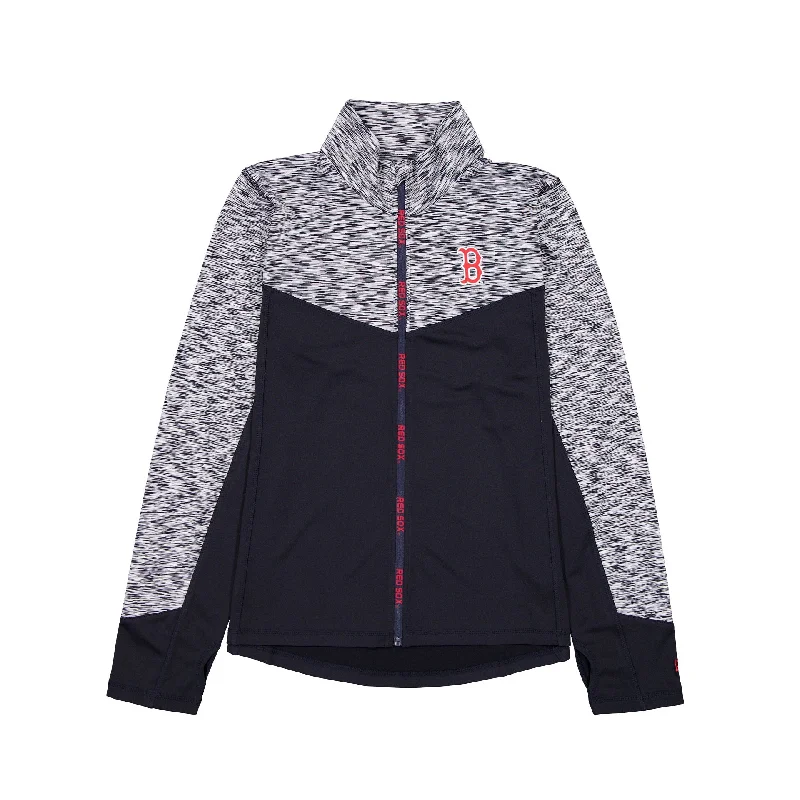 Boston Red Sox Active Women's Jacket Zippered Jacket Buttoned Jacket Snapped Jacket