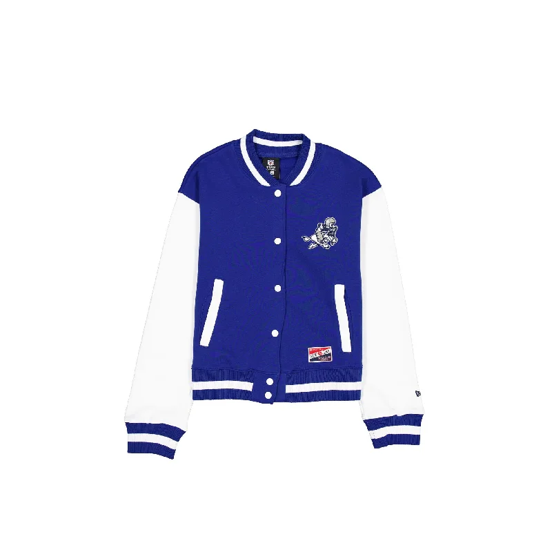 Dallas Cowboys Throwback Fleece Women's Jacket Insulated Jacket Fitted Jacket Loose Jacket Dallas Cowboys Throwback Fleece Women's Jacket Insulated Jacket Fitted Jacket Loose Jacket