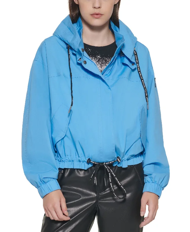 DKNY Jeans Stretch Parachute Jacket Faux Fur Jacket Real Fur Jacket Shearling Jacket
