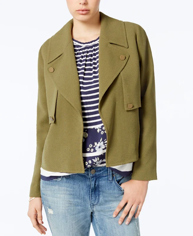 Maison Jules Trench Jacket Cardigan Sweater Pullover