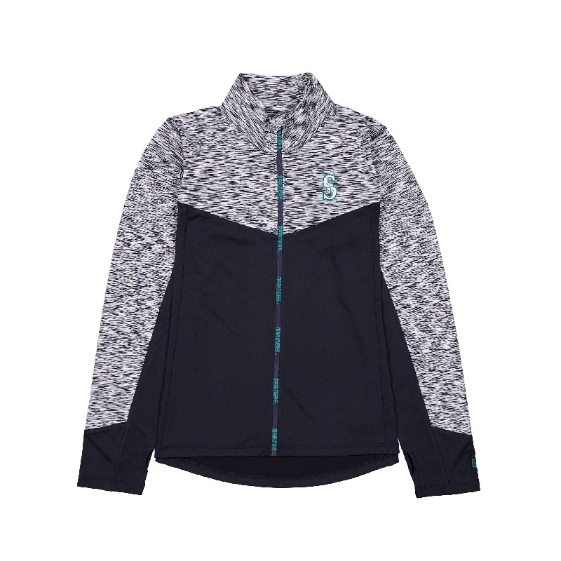 Seattle Mariners Active Women's Jacket Nylon Jacket Polyester Jacket Spandex Jacket